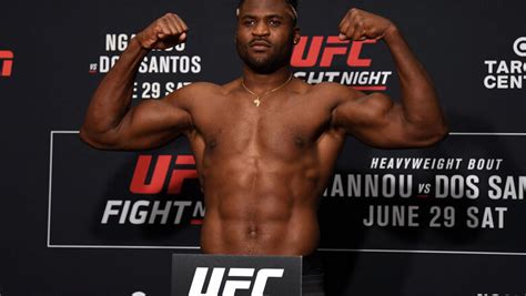 francis ngannou win loss record.